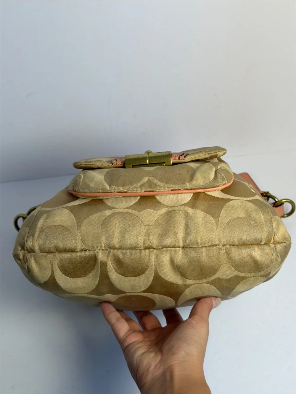 Coach Y2K Kristin Signature Sateen Hobo Bag